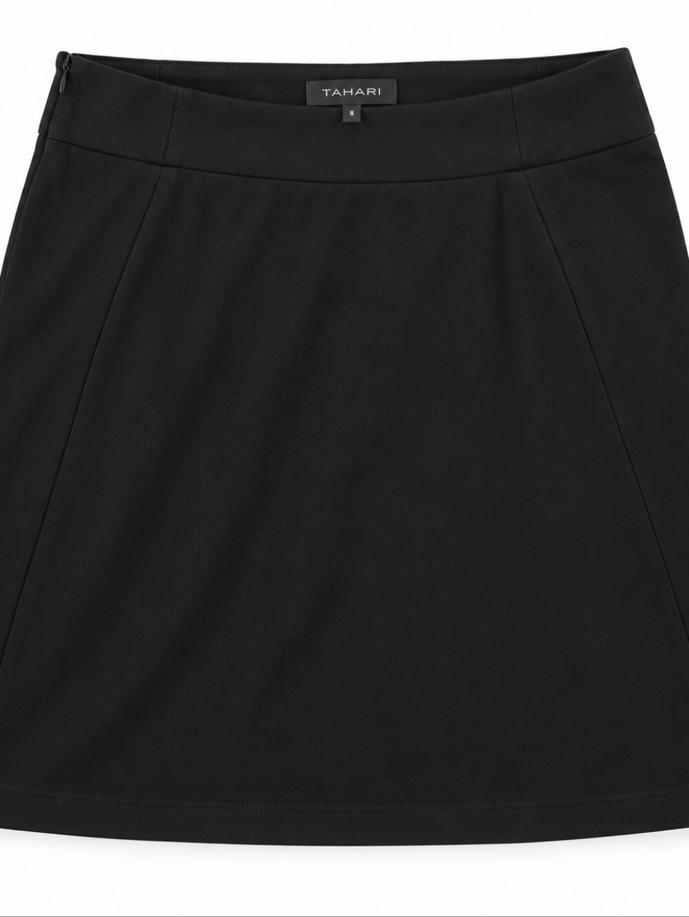 NWT Tahari Black A-Line Mini Skirt Classic Career Work Office Cocktail